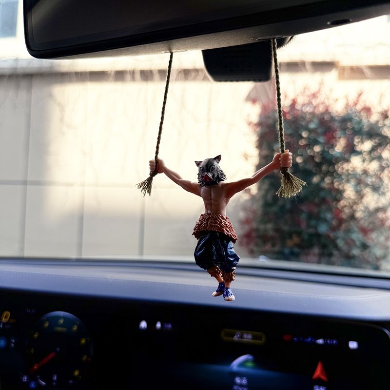 Car Accessories Hanging From Mirror - Décoration intérieure de voiture Demon Slayer