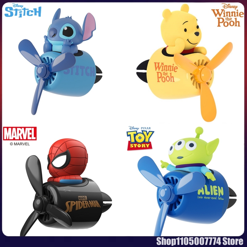 Car Accessories For Decoration - Stitch Spiderman personnages extraterrestres voiture monté