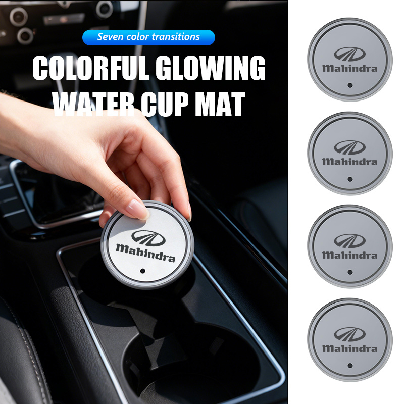 Car Accessories Xuv 300 - Sous-verre lumineux pour porte-gobelet de voiture,