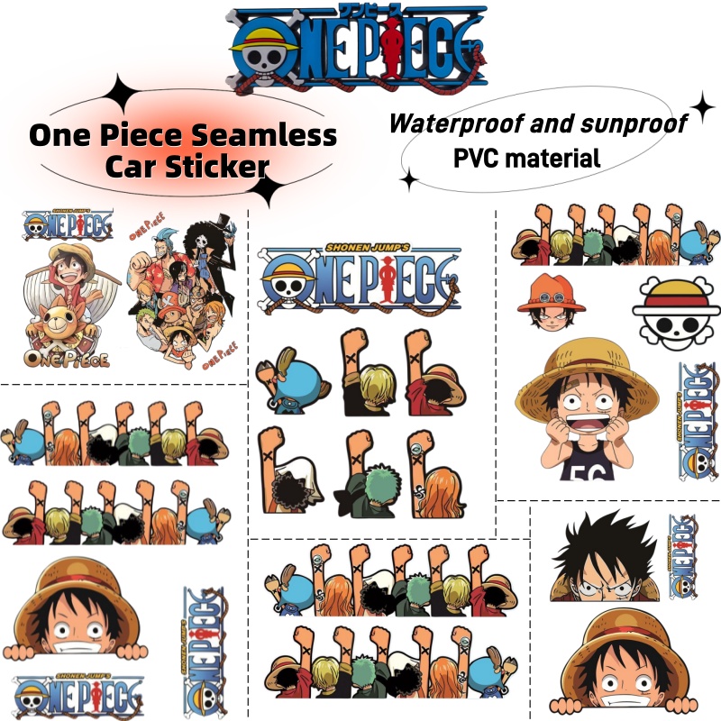 Car Accessories For Decoration - Autocollant pour voiture électrique One Piece,
