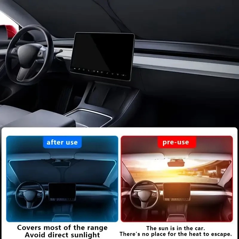 Car Accessories Window - Pare-soleil de voiture pliable pour pare-brise,