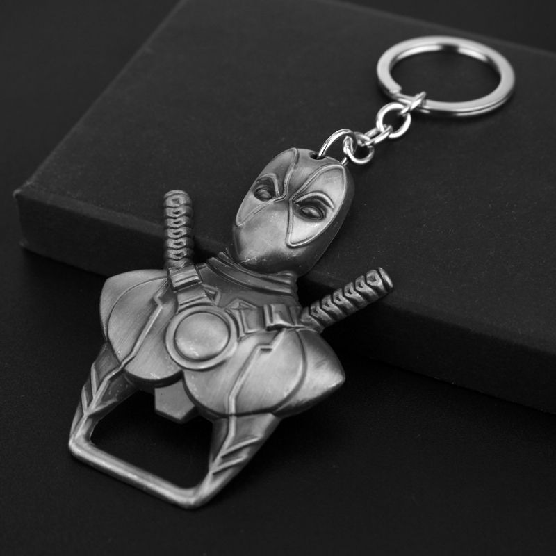 Car Accessories For Decoration - Porte-clés Deadpool tendance, porte-clés personnalisé, ouvre-bouteille,