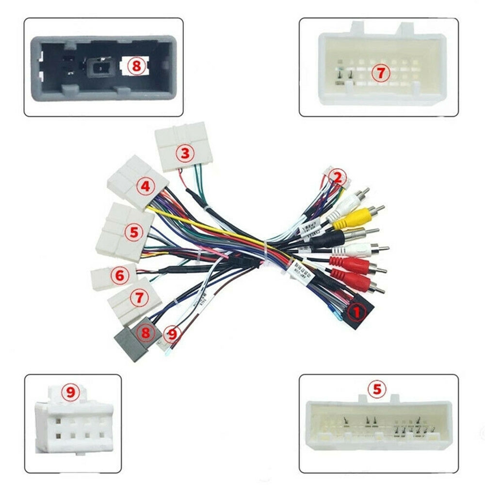 Car Accessories Nissan Xtrail - Faisceau de câbles radio audio Android