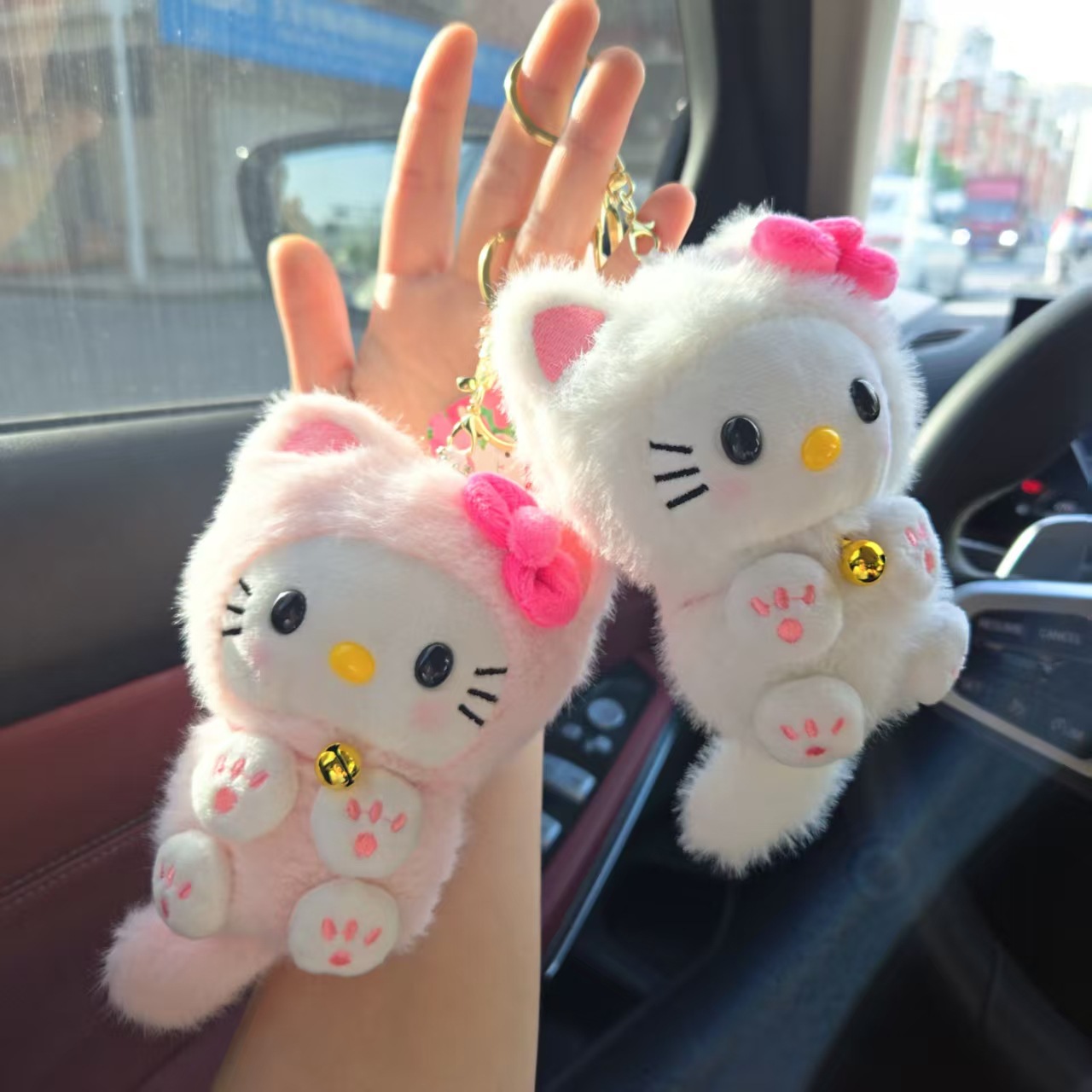 Car Accessories For Decoration - Pendentif chat HelloKitty Kawaii, décoration de