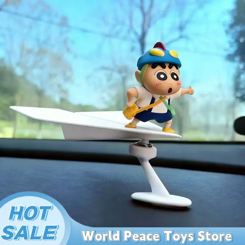 Car Accessories For Decoration - Figurines décoratives rotatives Crayon Shin-Chan pour