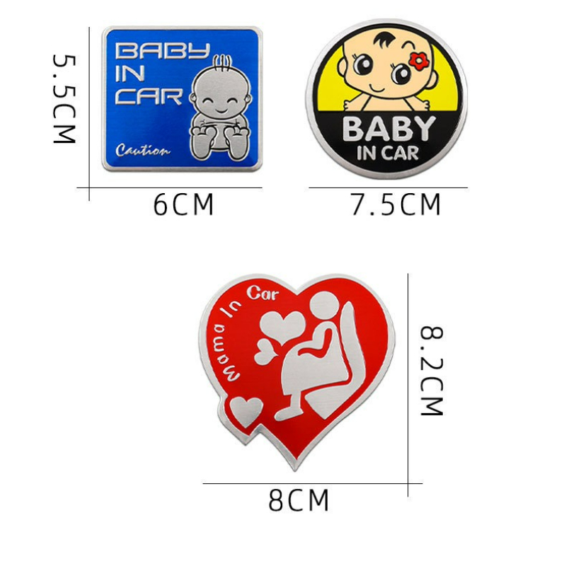 Autocollants de voiture en all - Car Accessories For Baby avis et prix