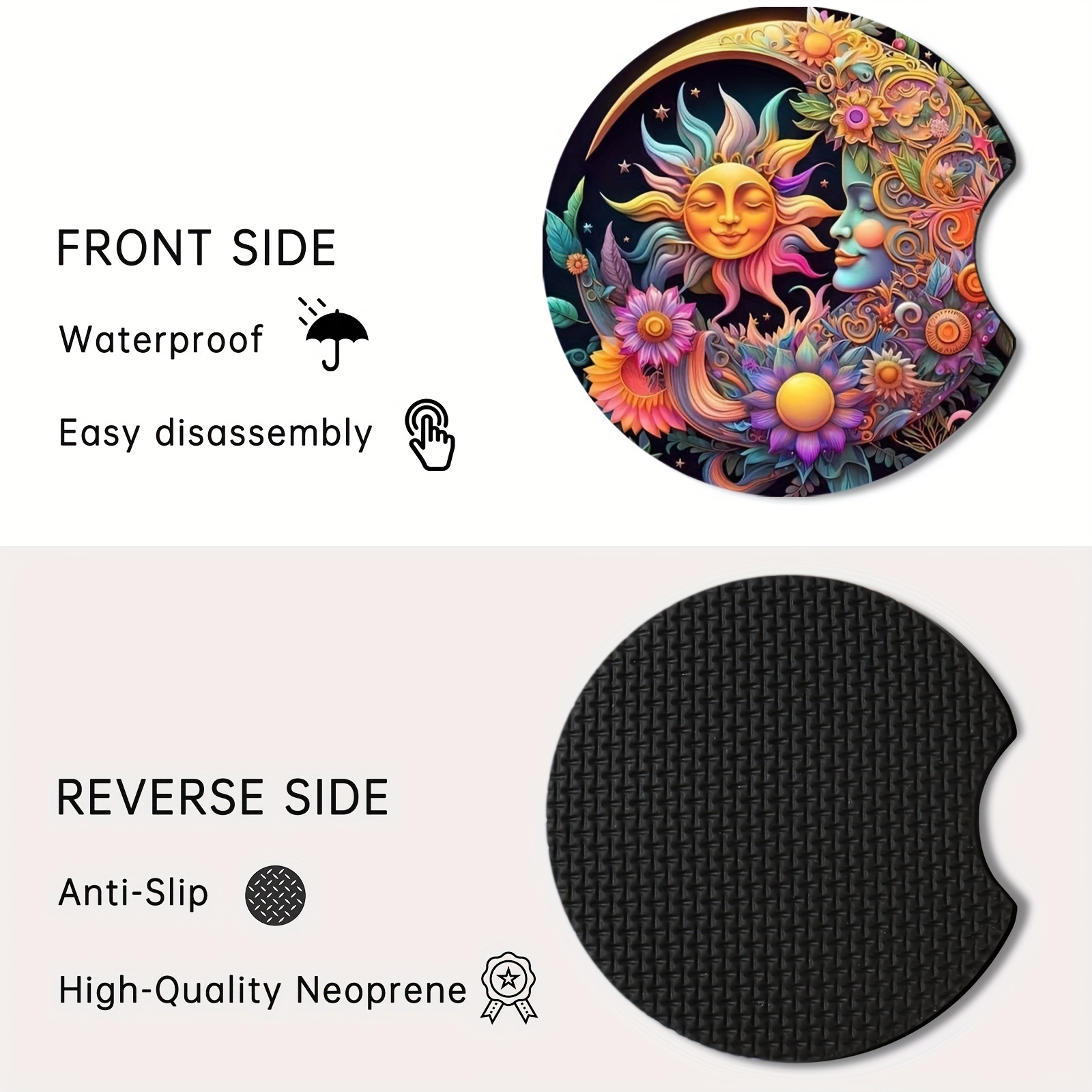 Dessous de verre en mousse abs - Car Accessories Useful avis et prix