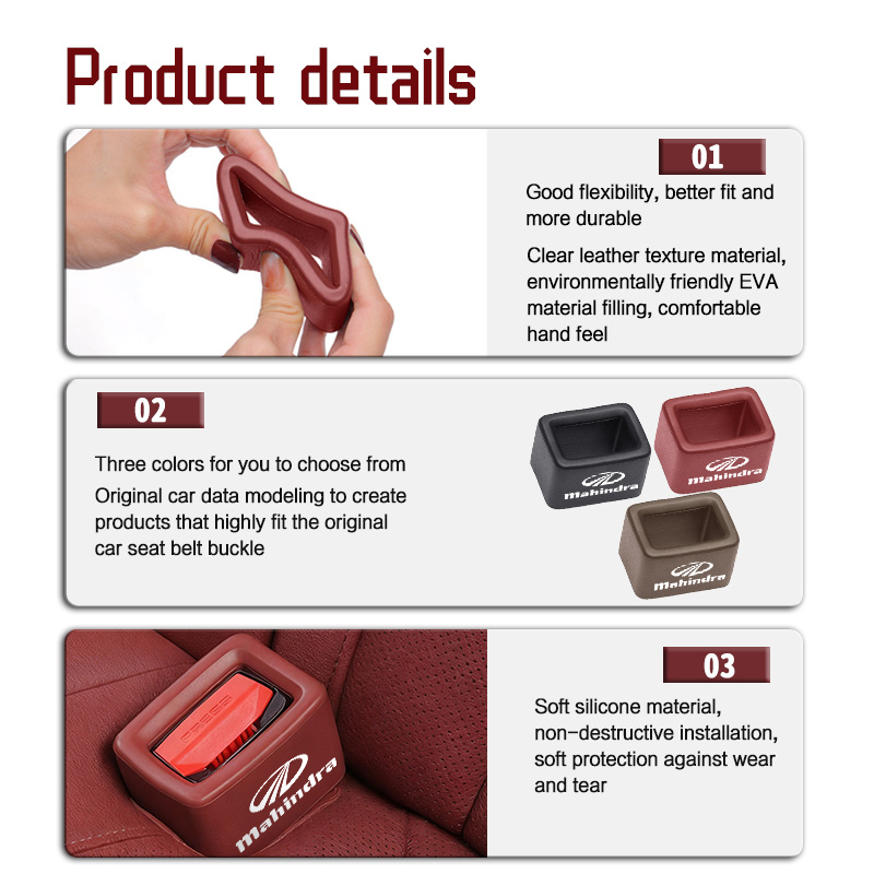 Protection de boucle de ceintu - Car Accessories Xuv 300 avis et prix