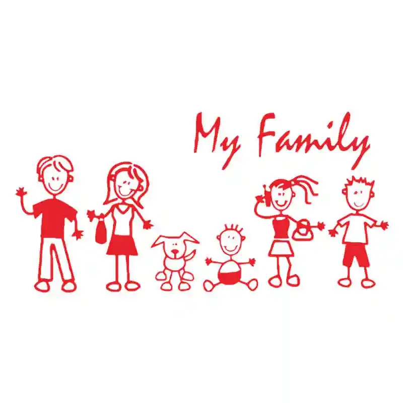Autocollant de voiture famille - Car Accessories For Baby avis et prix