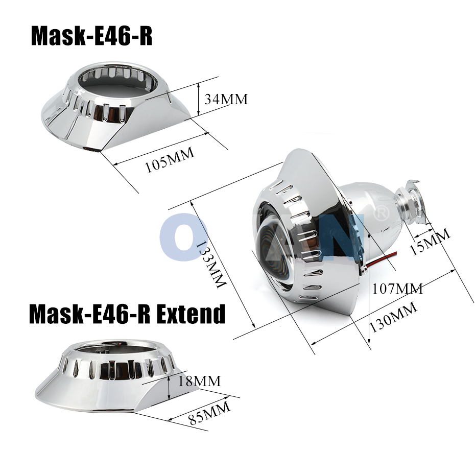 Lentille HID de projecteur au  - Car Accessories Useful avis et prix