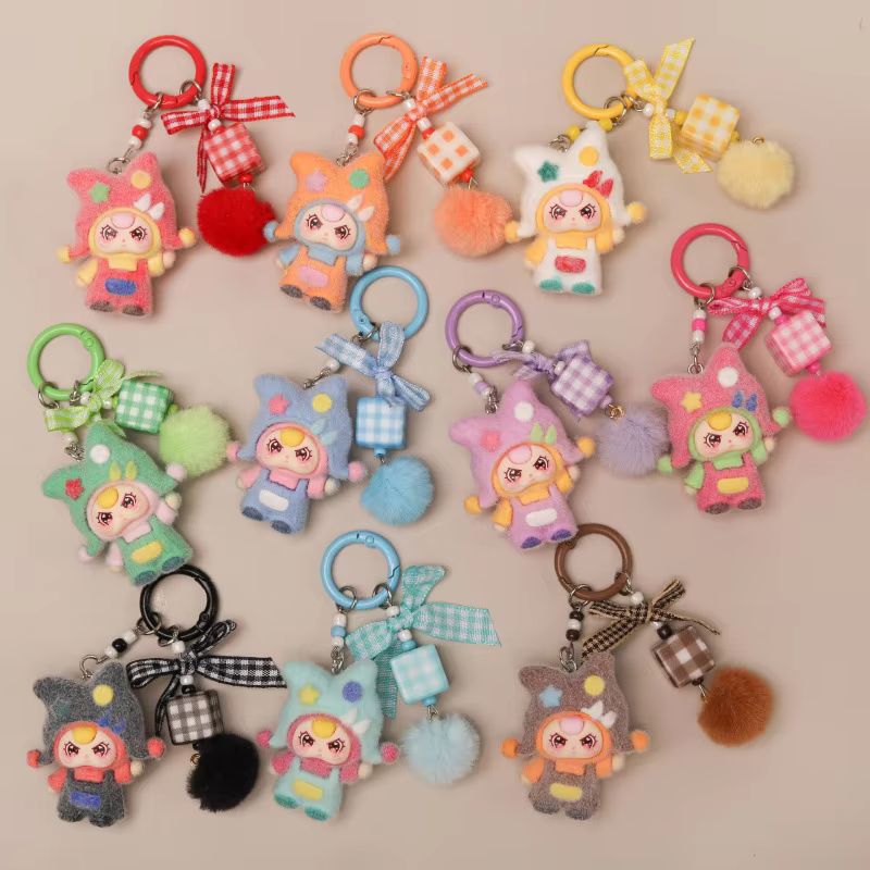 10 pièces Porte-clés en peluch - Car Accessories For Baby avis et prix