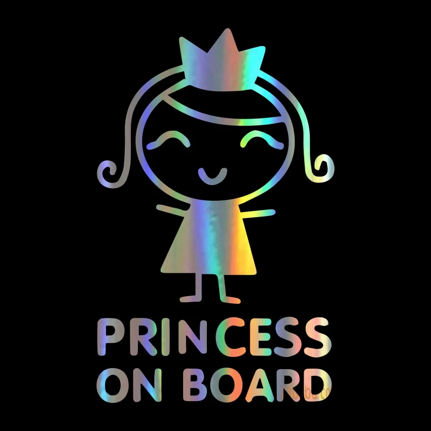 Autocollants de voiture prince - Car Accessories For Baby avis et prix