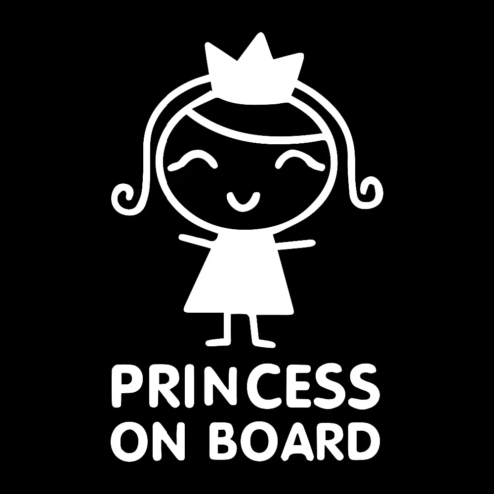 Autocollants de voiture prince - Car Accessories For Baby avis et prix