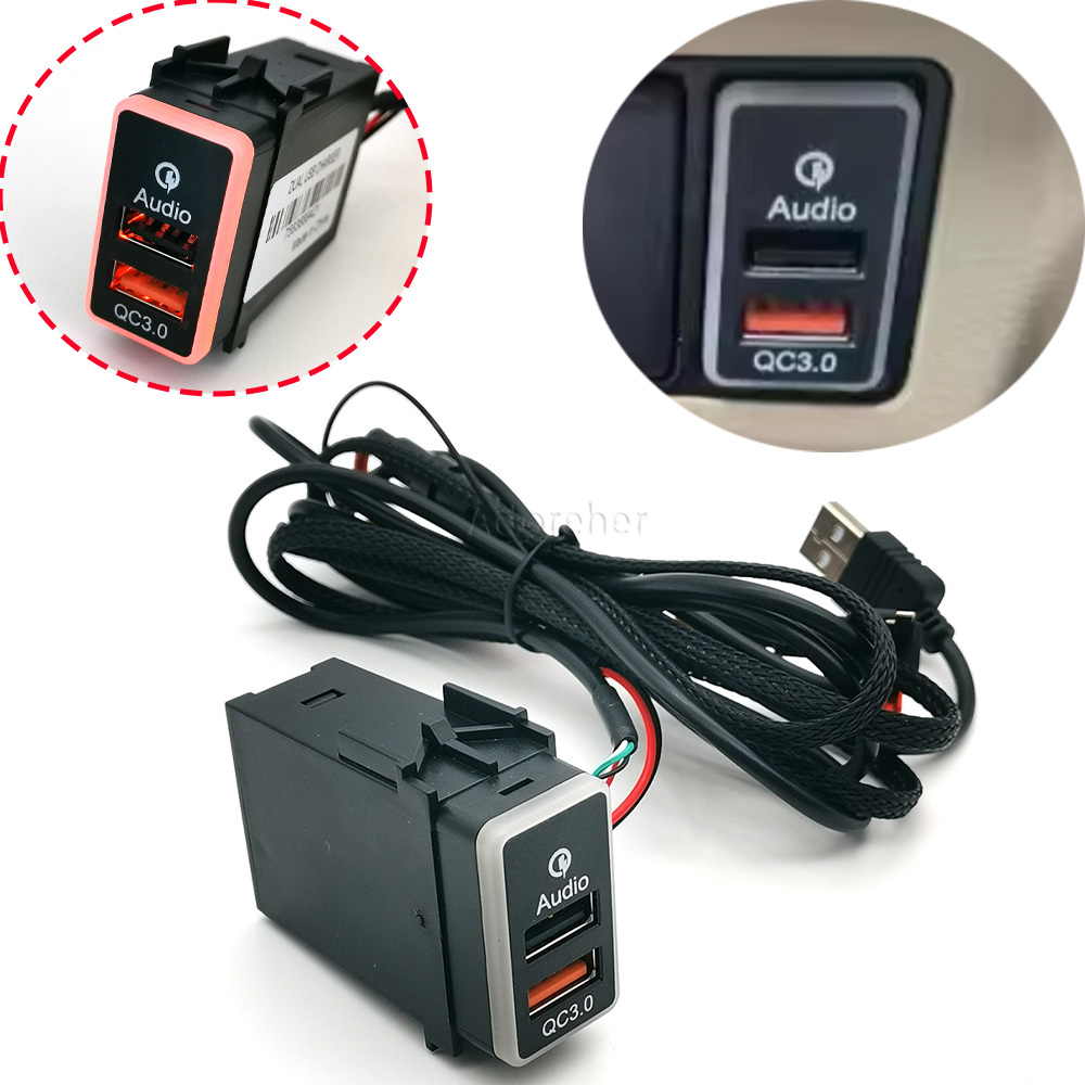 Adaptateur d'entrée USB QC3.0  - Car Accessories Nissan Xtrail avis et prix