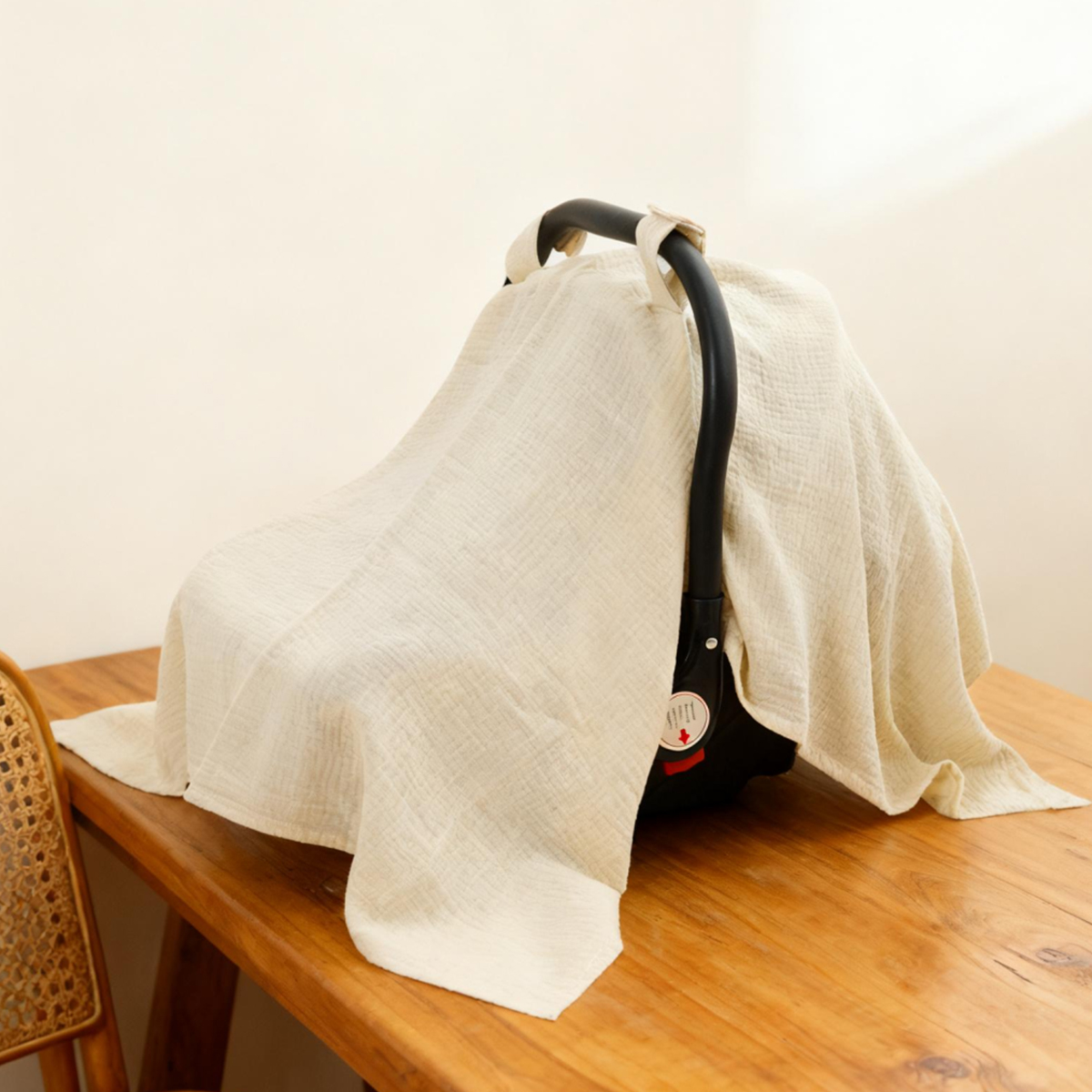 Couverture en mousseline de co - Car Accessories For Baby avis et prix