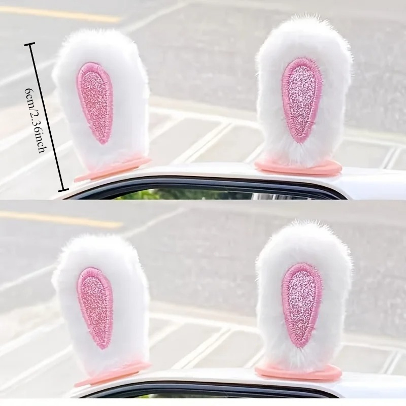 1 paire d'oreilles de lapin en - Car Accessories Useful avis et prix